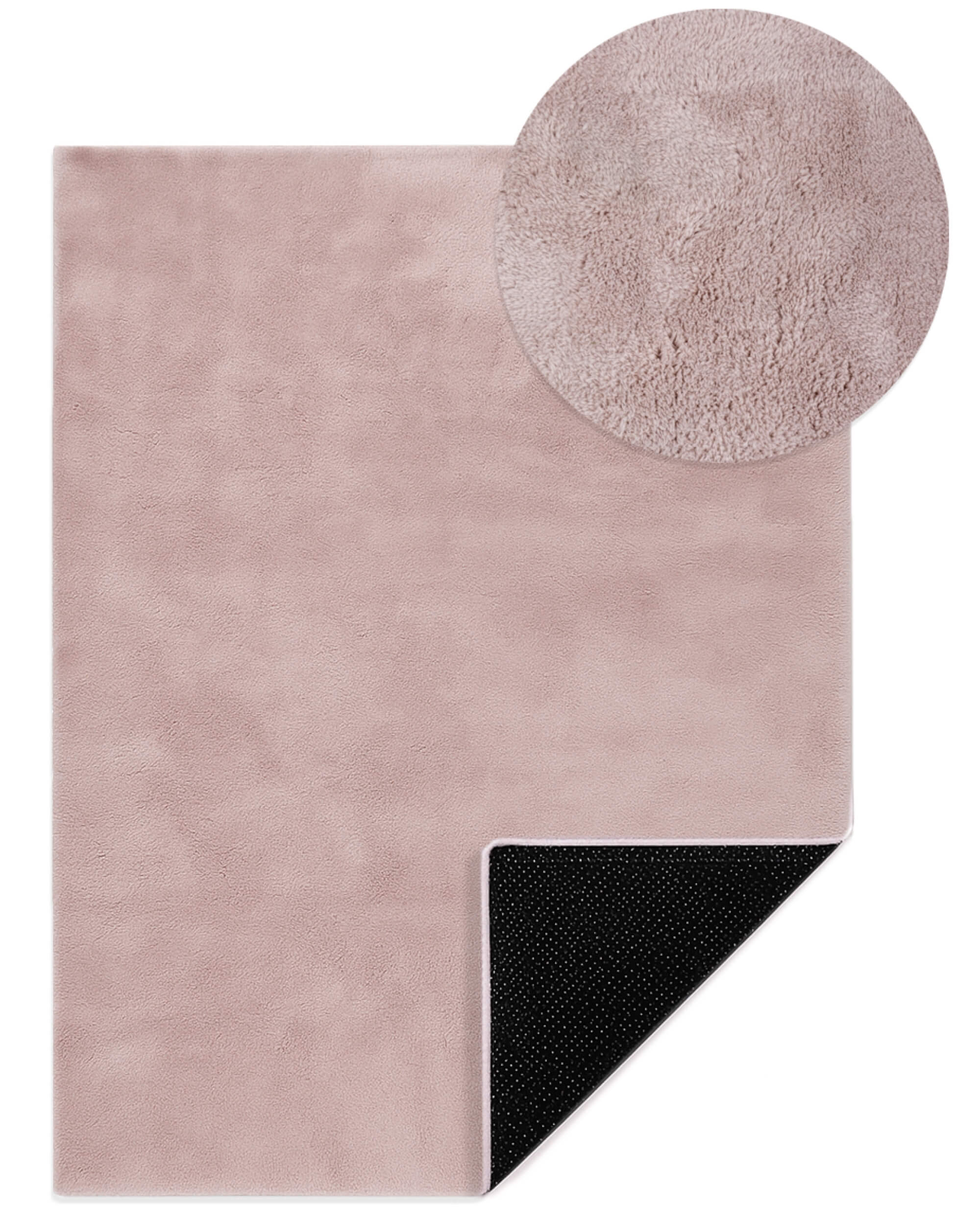 Moderno® Kurzflor Teppich Rosa – Weicher Wohnzimmer Teppich, modern & waschbar mit rutschhemmender Rückseite