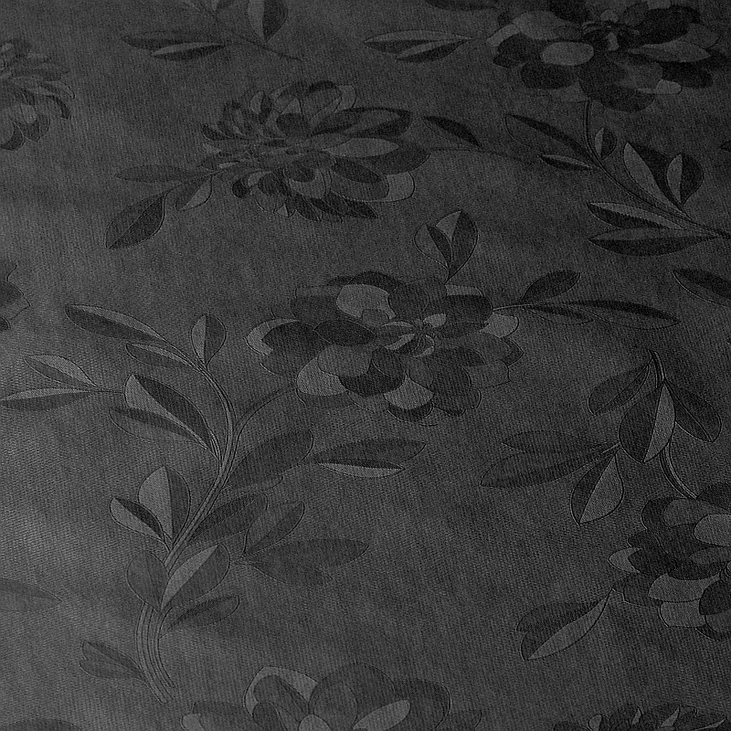Tischdecke Abwaschbar Wachstuch Relief Blumen Schwarz im Wunschmaß Tischdecke Abwaschbar Wachstuch Relief Blumen Schwarz im Wunschmaß