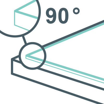 90° Kante