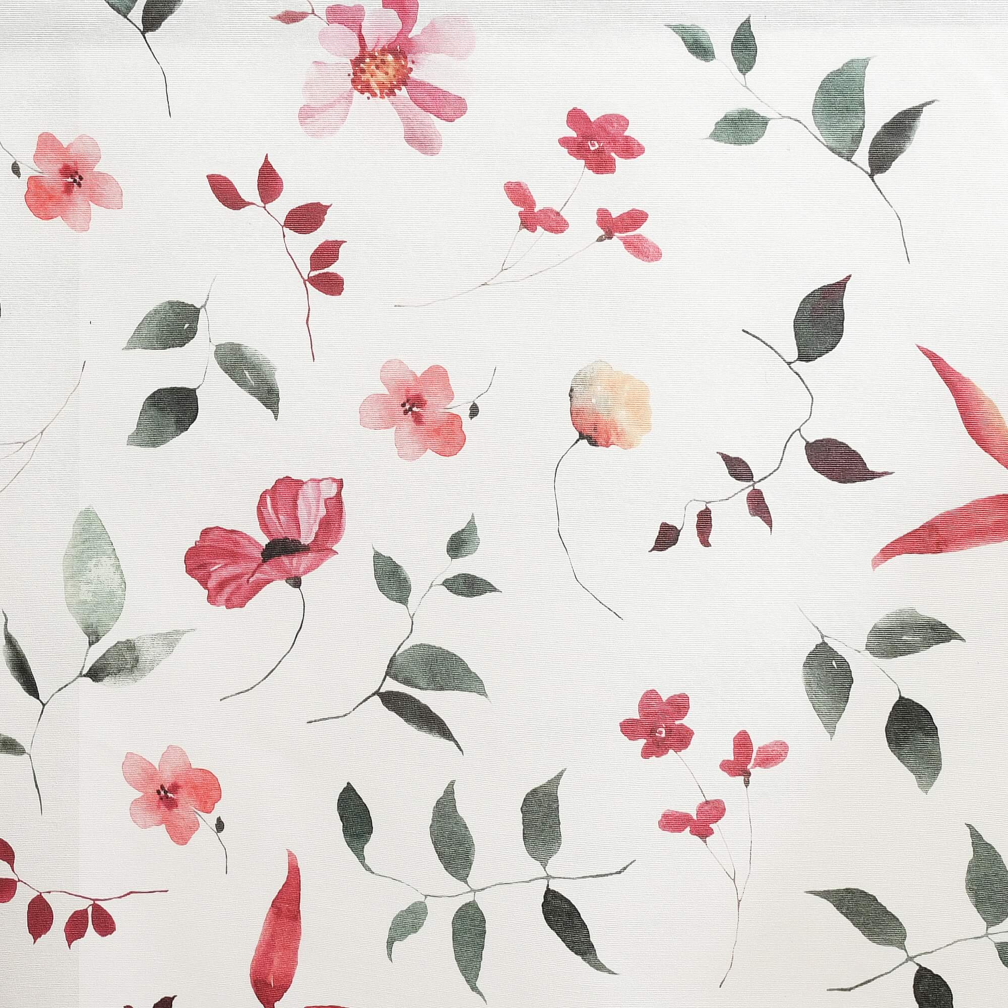 Moderno® Abwaschbare Tischdecke Blumen und Zweige mit Fleckschutz - Leinenoptik, Weiß mit bunten Blumen Moderno® Abwaschbare Tischdecke Blumen und Zweige mit Fleckschutz - Leinenoptik, Weiß mit bunten Blumen